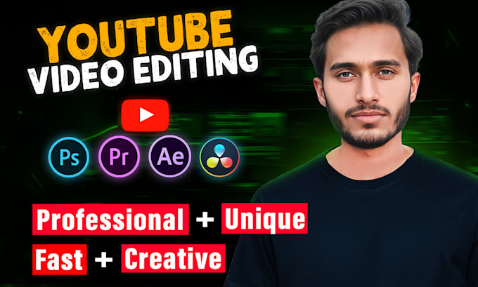 Gig Preview - Be your video editor for youtube video editing