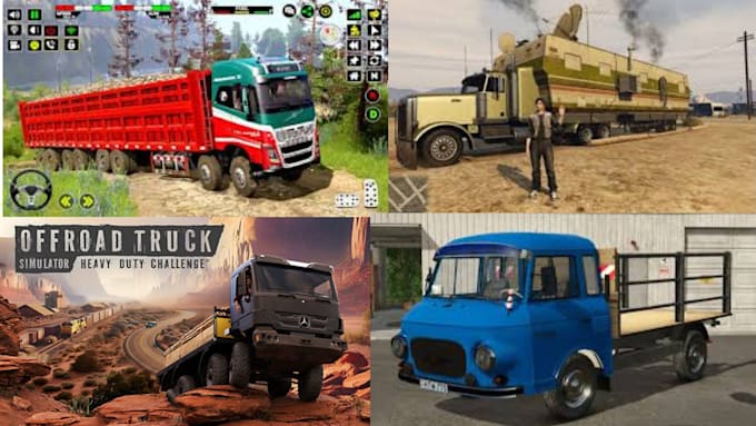 Gig Preview - Develop 3d off road farming simulator, car truck vehicle,van