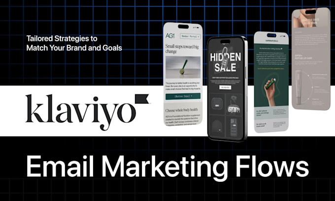 Gig Preview - Setup your klaviyo email marketing flows