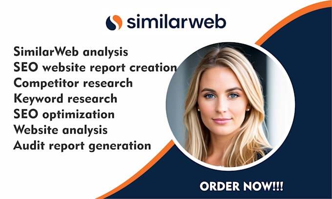 Gig Preview - Do similarweb analysis SEO website report semrush ahrefs  research keyword