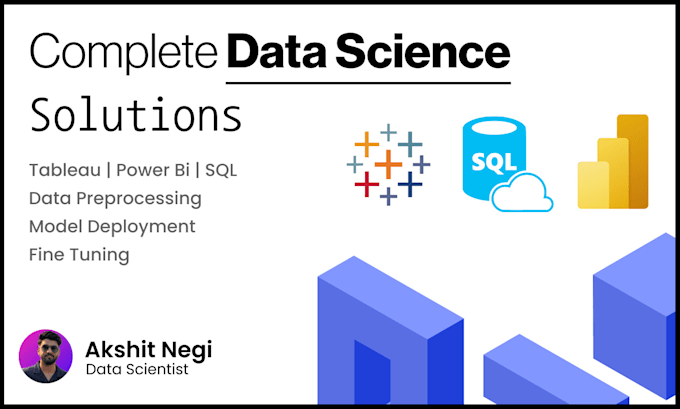 Gig Preview - Create dashboards using tableau or power bi