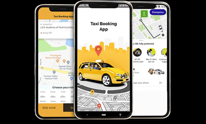 Gig Preview - Build  taxi booking app taxi booking website uber clone taxi app uber app