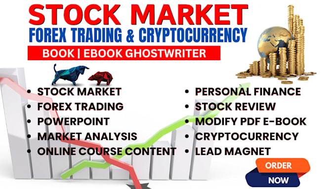 Gig Preview - Create course and ebook trading course, forex trading, stock market