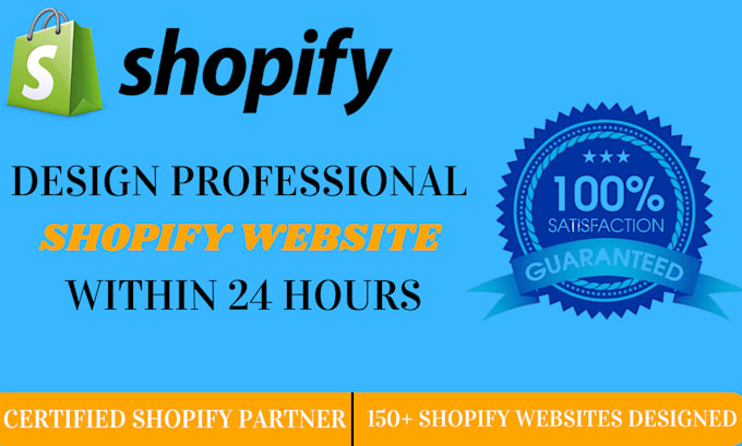 Gig Preview - Design shopify website redesign shopify store dropshipping website