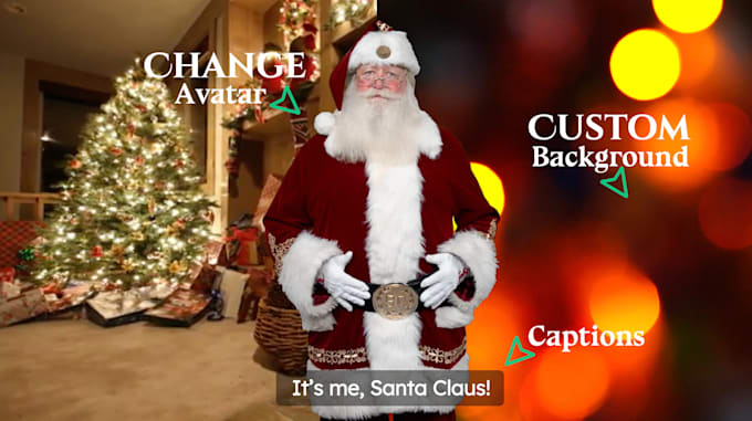 Bestseller - create a custom santa claus christmas video message for kids