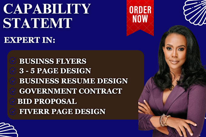 Gig Preview - Design your capability statement for government contracts