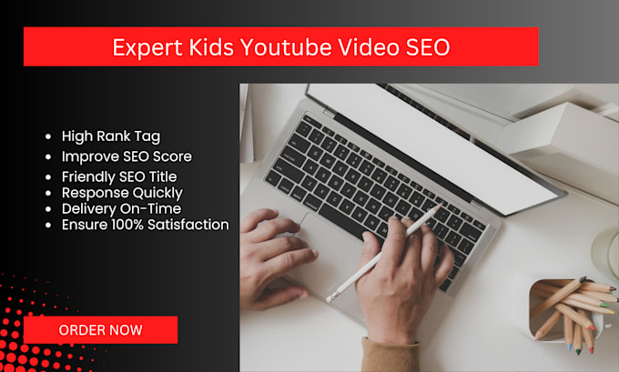 Gig Preview - Be SEO expert for your kids youtube channel to enhance rank