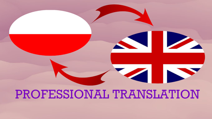 Gig Preview - Translate from polish to english and from english to polish