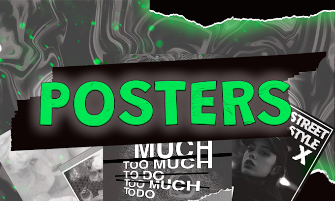 Gig Preview - Create any kind of posters