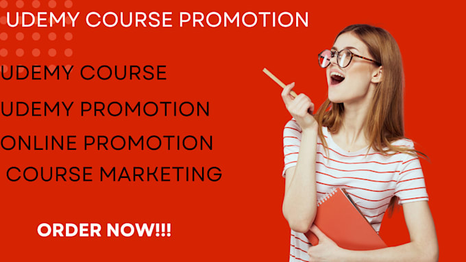 Gig Preview - Do udemy course promotion, online course, udemy course marketing