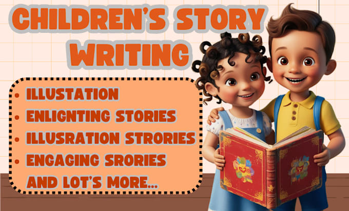 Gig Preview - Write and edit children book storybook children story development edit proofread