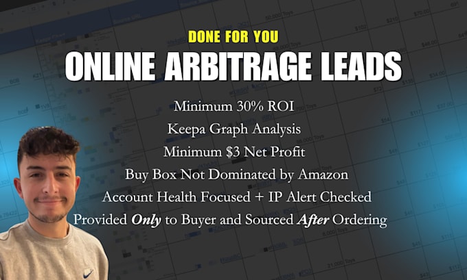 Gig Preview - Do your amazon online arbitrage sourcing