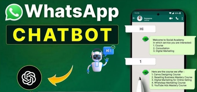 Gig Preview - Automation chatbot gpt ai, whatsapp assistant bot, sms twillo bot, monitor bot