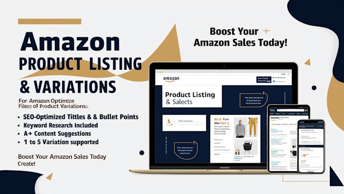 Gig Preview - Create high converting amazon product listing with variations