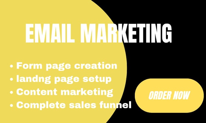 Gig Preview - Do complete marketing sales funnel with landing page setup