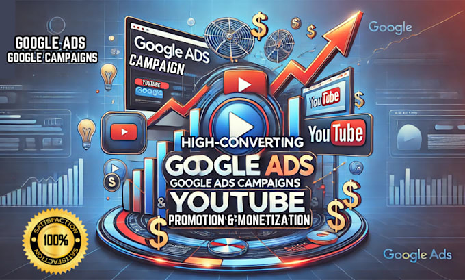 Gig Preview - Run high converting google ads campaigns for youtube promotion and monetization