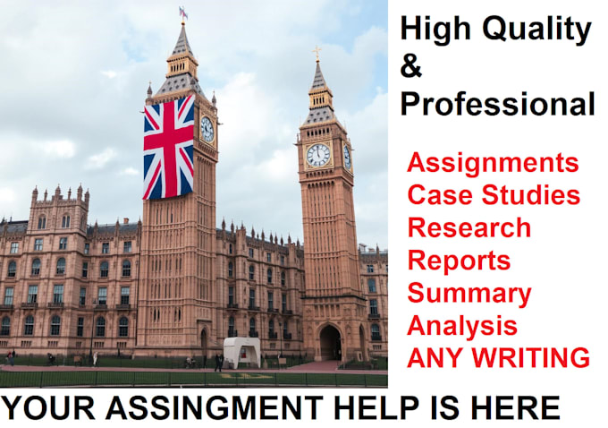 Gig Preview - Write any assignment case study research report analysis technical and summary