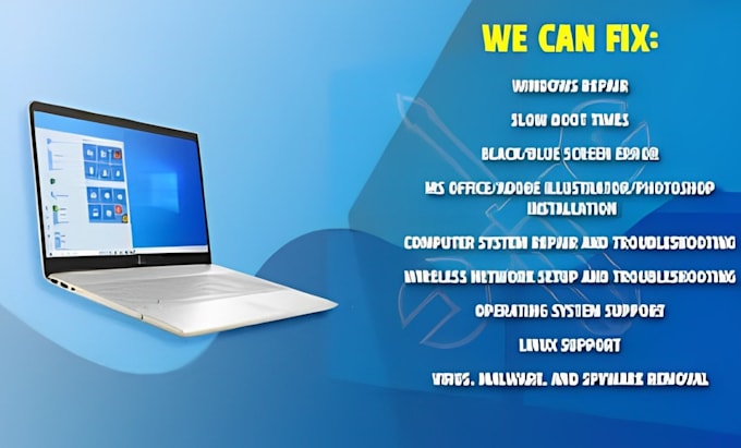 Bestseller - solve fix computer repair windows update problem pc issue blue screen