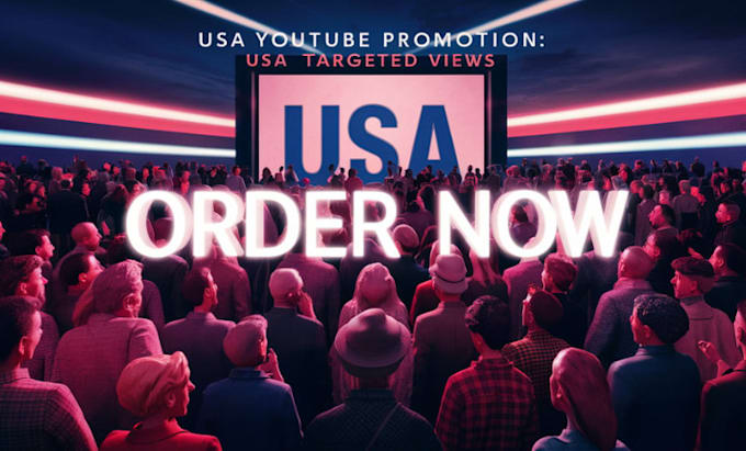 Bestseller - do USA youtube promotion USA video promotion to USA active audience