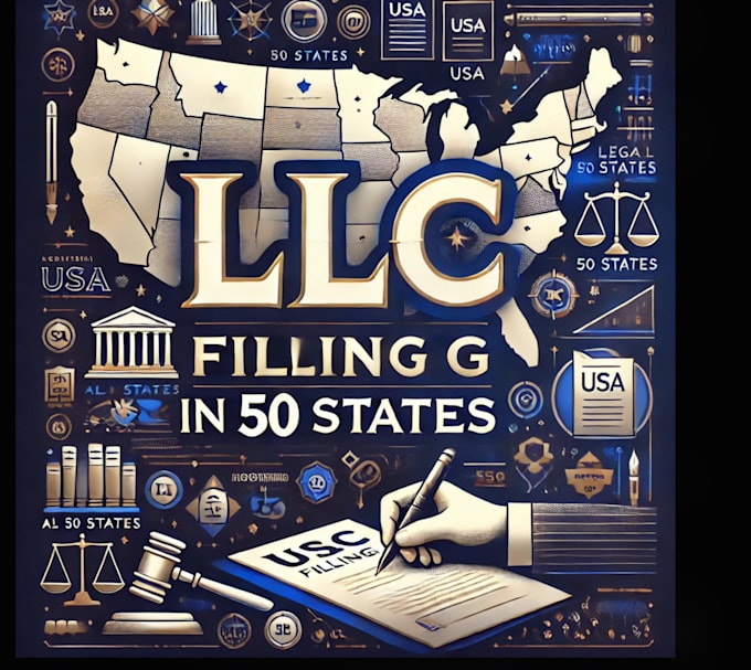 Gig Preview - Conduct a business llc formation, llc filing, ein, llc filing in 50 states