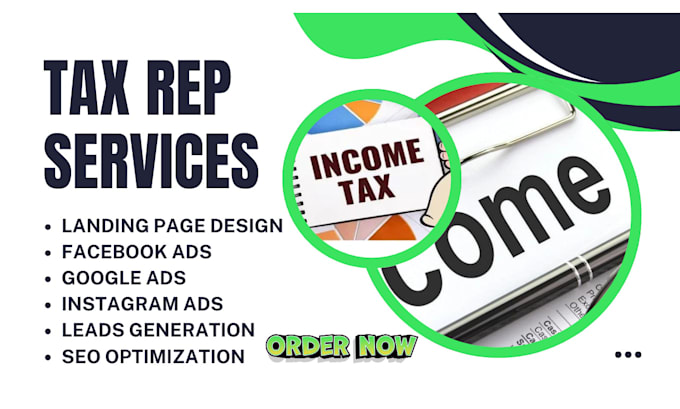 Gig Preview - Generate income tax leads tax service income tax finance accounting website