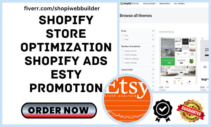 Gig Preview - Boost shopify store sales ecommerce marketing dropshipping store esty promotion