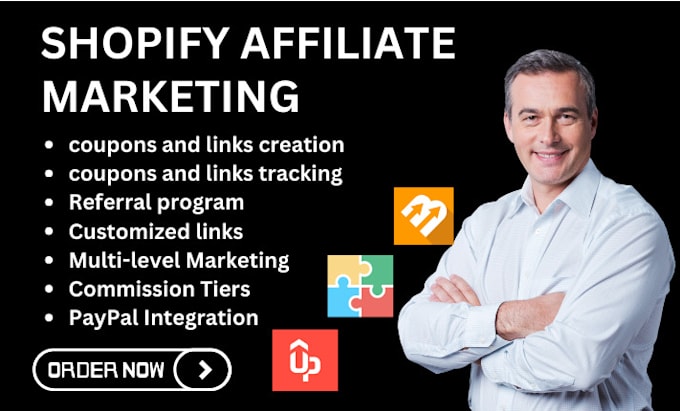 Gig Preview - Setup affliate marketing uppromote goaffpro bixgrow on your shopify store