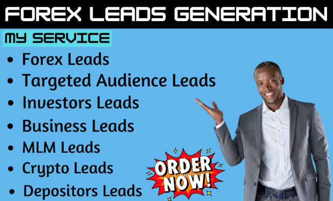 Gig Preview - Provide you fresh forex lead, crypto lead, mlm lead, investor lead,recovery lead