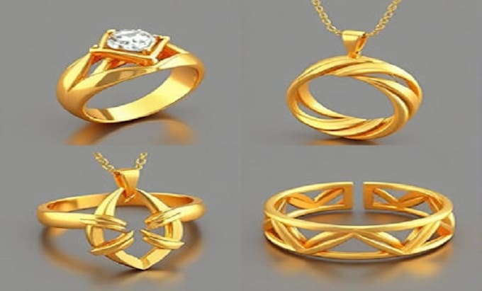 Gig Preview - Create stunning custom 3d jewelry, 3d cad jewelry model for 3d printing