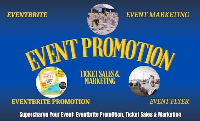 Gig Preview - Promote your eventbrite events, webinars, conferences to boost ticket sales