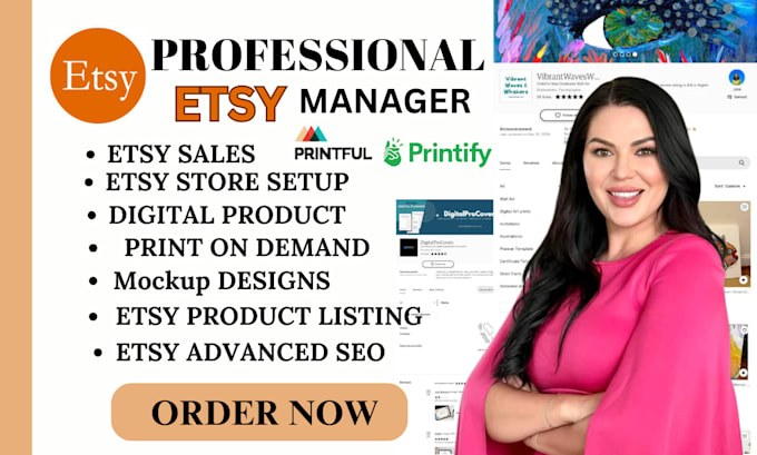 Bestseller - setup etsy shop with etsy digital products etsy seo listing etsy digital planner