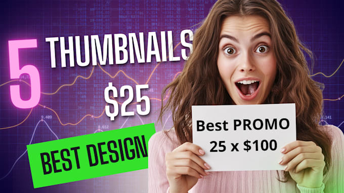 Bestseller - do eye catching youtube thumbnails to boost CTR