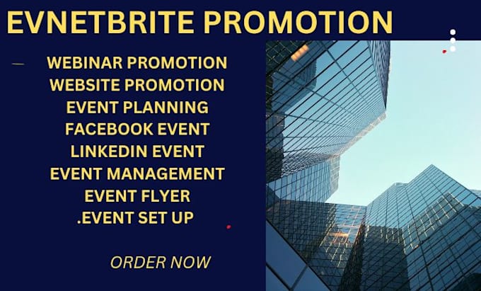 Gig Preview - Design an event promotion plan with an execution