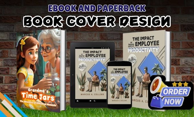 Gig Preview - Design professional book covers, ebook covers, KDP covers, and kindle covers