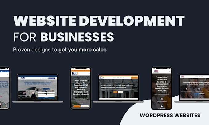 Gig Preview - Create a website for your business