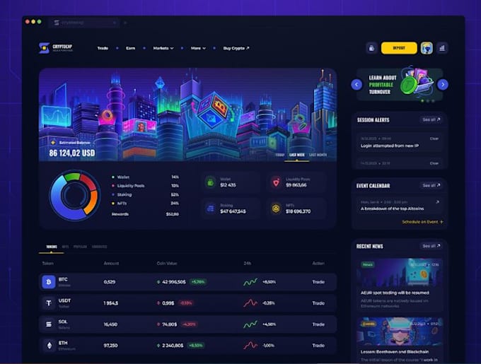 Gig Preview - Enhance trading presales dapp,token farming web, crypto exchange website,fix bug