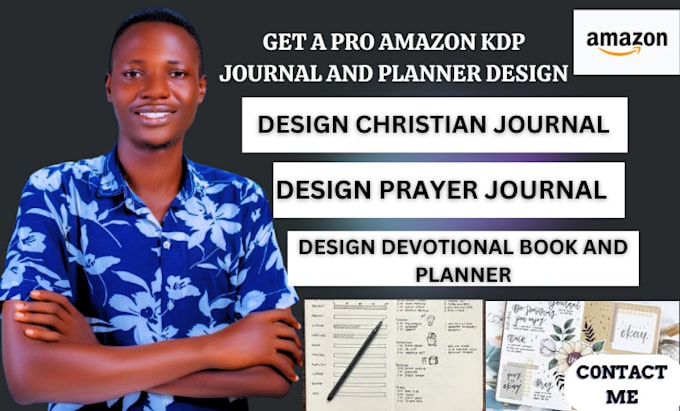 Gig Preview - Design, 2025 amazon kdp christian ebook, prayer journal book, devotional book