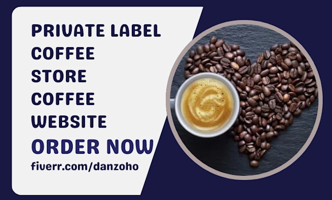 Bestseller - design private label coffee store coffee website coffee dropshipping store