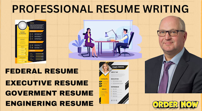 Bestseller - write an professional enginering resume fedral and government resume and cv