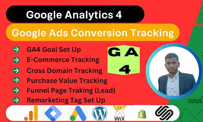 Bestseller - setup google analytics 4, ga4 ecommerce tracking, ads conversion tracking