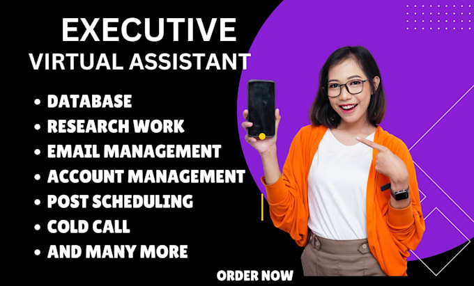 Gig Preview - Be your creative long term personal administrative executive virtual assistant