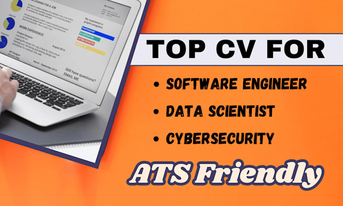 Gig Preview - Create a professional CV for software engineers, data scientists, cybersecurity