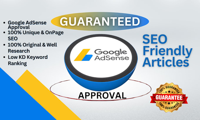 Gig Preview - Provide google adsense approval setup complete website adsense