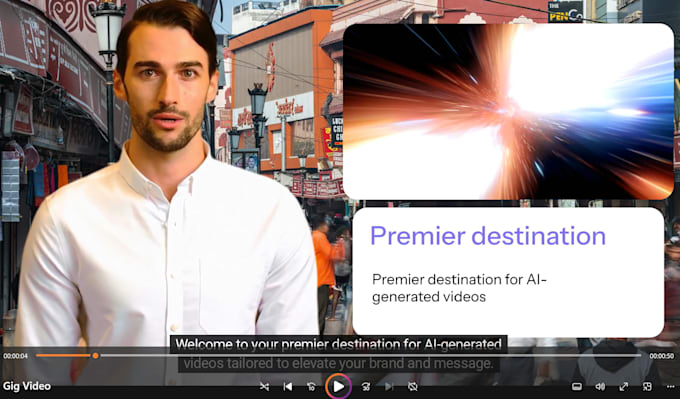 Gig Preview - Create professional ai videos for youtube and instagram
