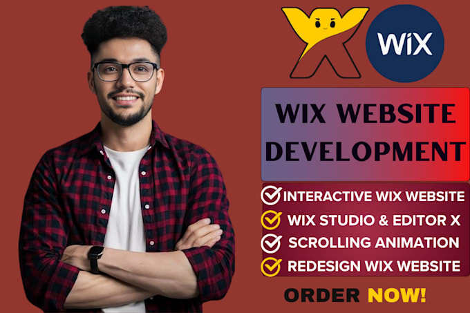 Gig Preview - Make wix website design interactive, wix studio website scrolling animation, wix