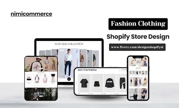 Bestseller - redesign clothing shopify dropshipping store design australia usa canada uk