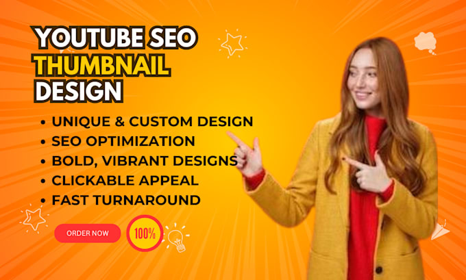 Bestseller - creat professional youtube SEO thumbnail design