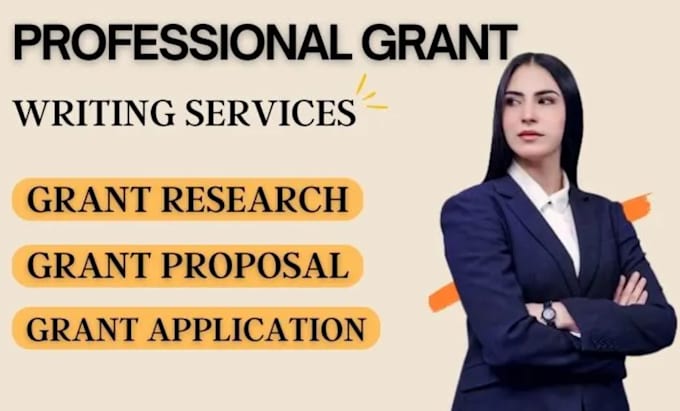 Gig Preview - Write grant proposal, do grant research , do grant proposal writing and apply