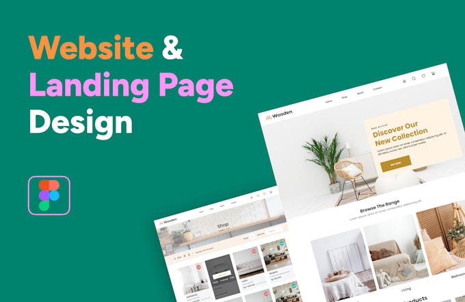 Gig Preview - Design modern websites and landing pages