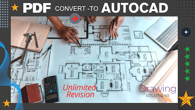 Gig Preview - Transform hand sketch,pdf,floor plans into autocad drawing